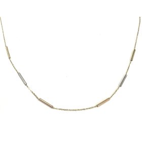 GARGANTILLA ORO TRICOLOR                                              