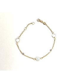 PULSERA SRA. ORO BICOLOR PIEDRA                                       