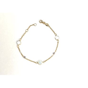 PULSERA SRA. ORO BICOLOR PIEDRA                                       