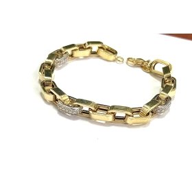 PULSERA SRA. ORO BICOLOR PIEDRA                                       