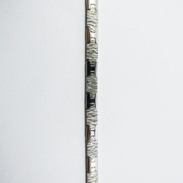 PULSERA SRA. ORO BLANCO ITALIANA LISA