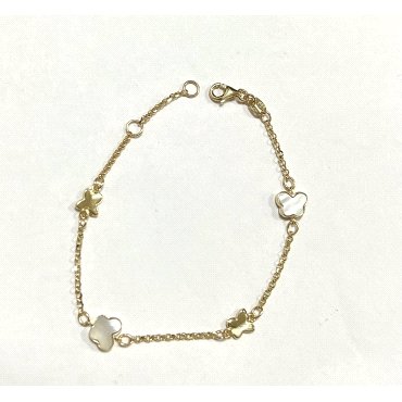 PULSERA SRA. ORO AMARILLO PIEDRA                                      