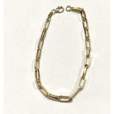 PULSERA SRA. ORO AMARILLO PIEDRA                                      