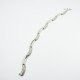 PULSERA SRA. ORO BLANCO ITALIANA LISA
