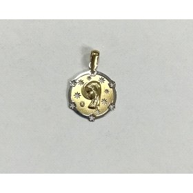 MEDALLAS ORO BICOLOR                                                  