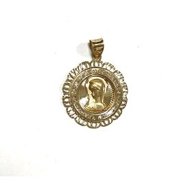 MEDALLAS ORO AMARILLO PIEDRA                                          