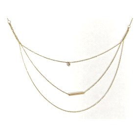 GARGANTILLA ORO AMARILLO PIEDRA                                       