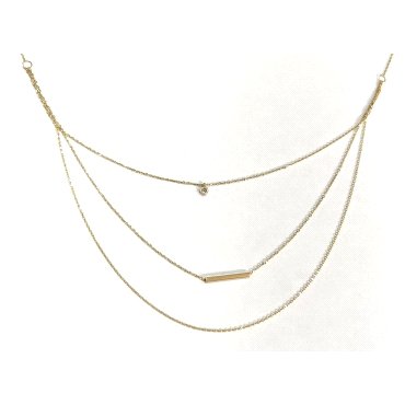GARGANTILLA ORO AMARILLO PIEDRA                                       