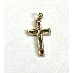 CRUZ ORO AMARILLO PIEDRA                                              