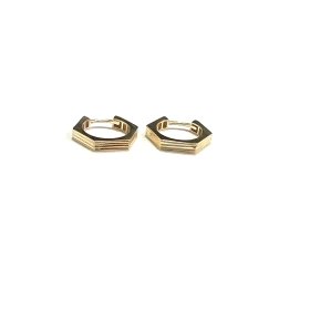 PENDIENTES ARO ORO AMARILLO LISA                                      