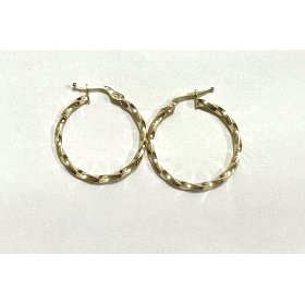 PENDIENTES ARO ORO AMARILLO LISA                                      