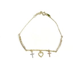 PULSERA SRA. ORO TRICOLOR                                             