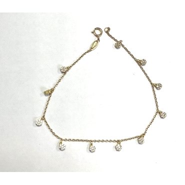 PULSERA SRA. ORO AMARILLO PIEDRA                                      