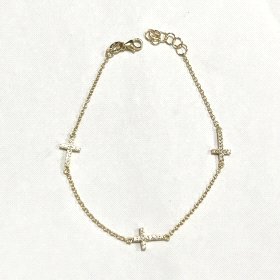 PULSERA SRA. ORO AMARILLO PIEDRA                                      
