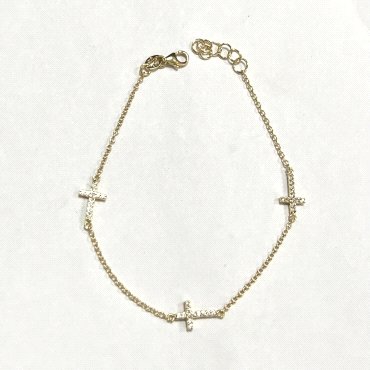 PULSERA SRA. ORO AMARILLO PIEDRA                                      
