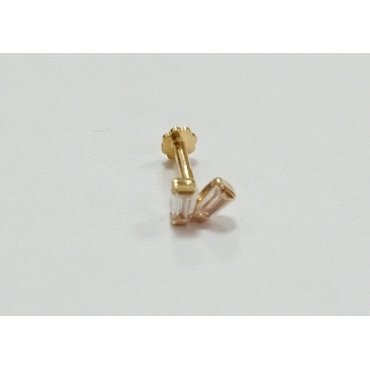 PIERCING ORO AMARILLO PIEDRA                                          