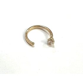 PIERCING ORO AMARILLO PIEDRA                                          