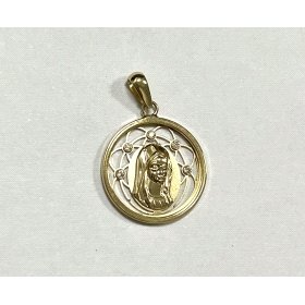 MEDALLAS ORO AMARILLO PIEDRA                                          