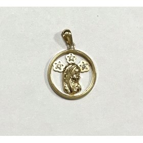 MEDALLAS ORO AMARILLO PIEDRA                                          