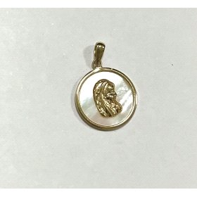 MEDALLAS ORO AMARILLO PIEDRA                                          