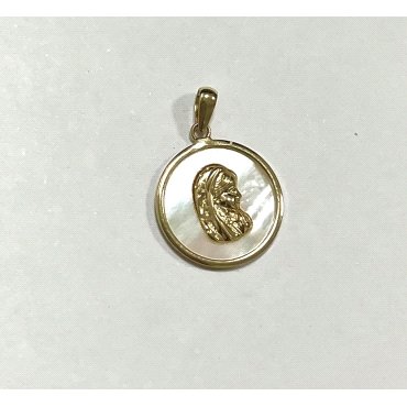 MEDALLAS ORO AMARILLO PIEDRA                                          