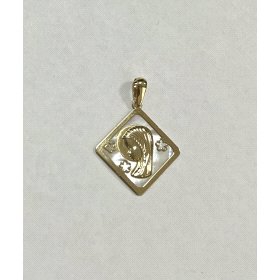 MEDALLAS ORO AMARILLO PIEDRA                                          