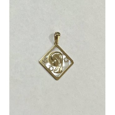 MEDALLAS ORO AMARILLO PIEDRA                                          