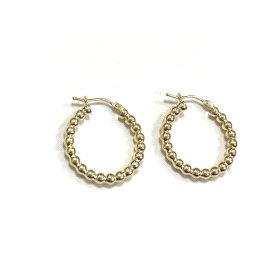 PENDIENTES ARO ORO AMARILLO LISA                                      