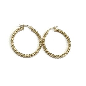 PENDIENTES ARO ORO AMARILLO LISA                                      