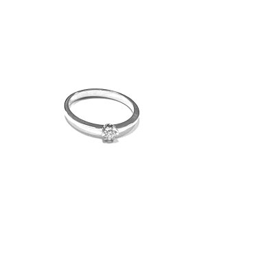SORTIJA ORO BLANCO BRILLANTES                                         