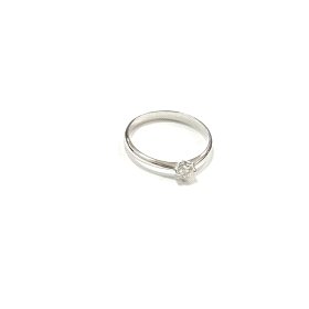 SORTIJA ORO BLANCO BRILLANTES                                         