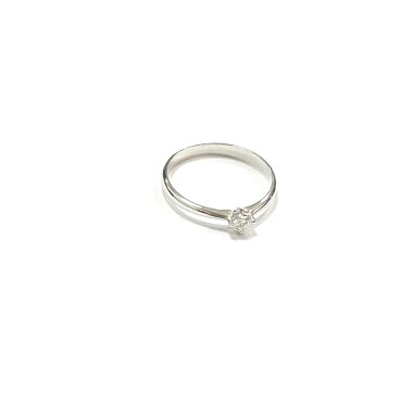 SORTIJA ORO BLANCO BRILLANTES                                         