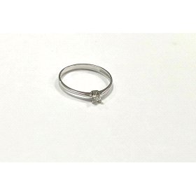 SORTIJA ORO BLANCO BRILLANTES                                         