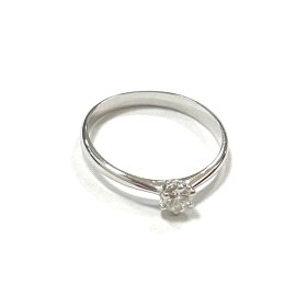 SORTIJA ORO BLANCO BRILLANTES                                         