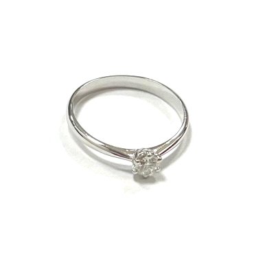 SORTIJA ORO BLANCO BRILLANTES                                         
