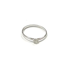 SORTIJA ORO BLANCO BRILLANTES                                         