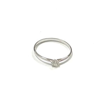 SORTIJA ORO BLANCO BRILLANTES                                         