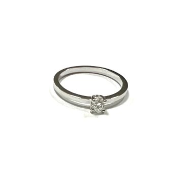 SORTIJA ORO BLANCO BRILLANTES                                         