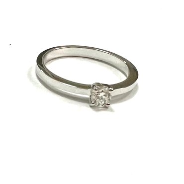 SORTIJA ORO BLANCO BRILLANTES                                         