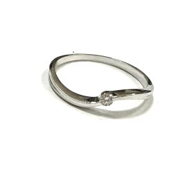 SORTIJA ORO BLANCO BRILLANTES                                         