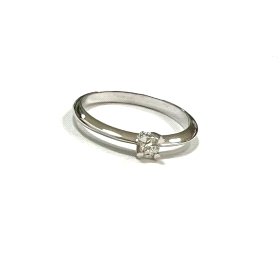 SORTIJA ORO BLANCO BRILLANTES                                         