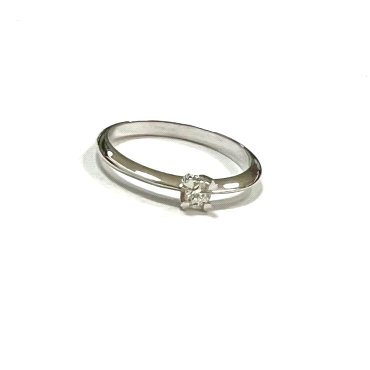 SORTIJA ORO BLANCO BRILLANTES                                         