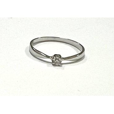 SORTIJA ORO BLANCO BRILLANTES                                         