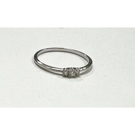 SORTIJA ORO BLANCO BRILLANTES                                         
