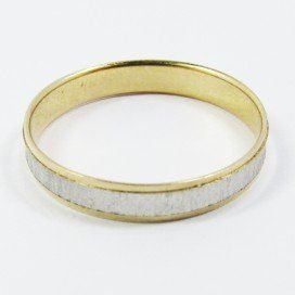 ALIANZAS ORO BICOLOR