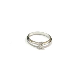 SORTIJA ORO BLANCO BRILLANTES                                         