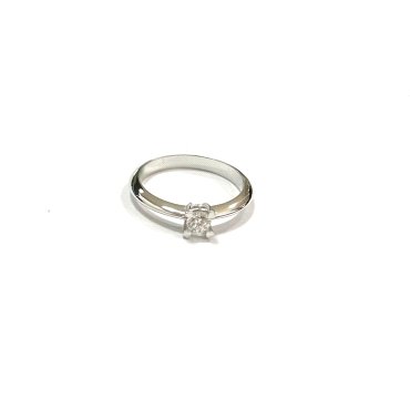 SORTIJA ORO BLANCO BRILLANTES                                         