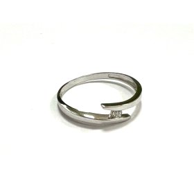 SORTIJA ORO BLANCO BRILLANTES                                         