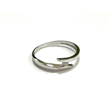 SORTIJA ORO BLANCO BRILLANTES                                         