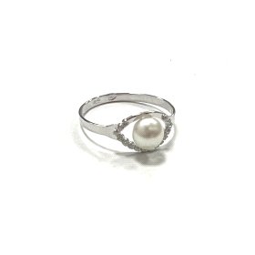 SORTIJA NIÑA ORO BLANCO PIEDRA                                        